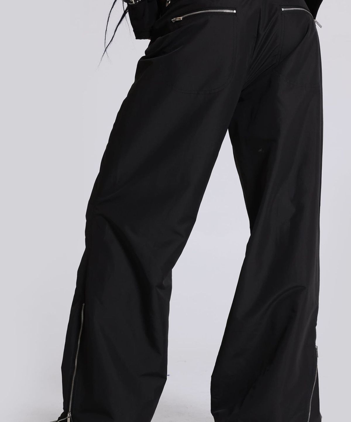 제이디드 런던(JADED LONDON) (W) 미니멀 카고 트라우저 블랙 MINIMAL CARGO TROUSER BLACK