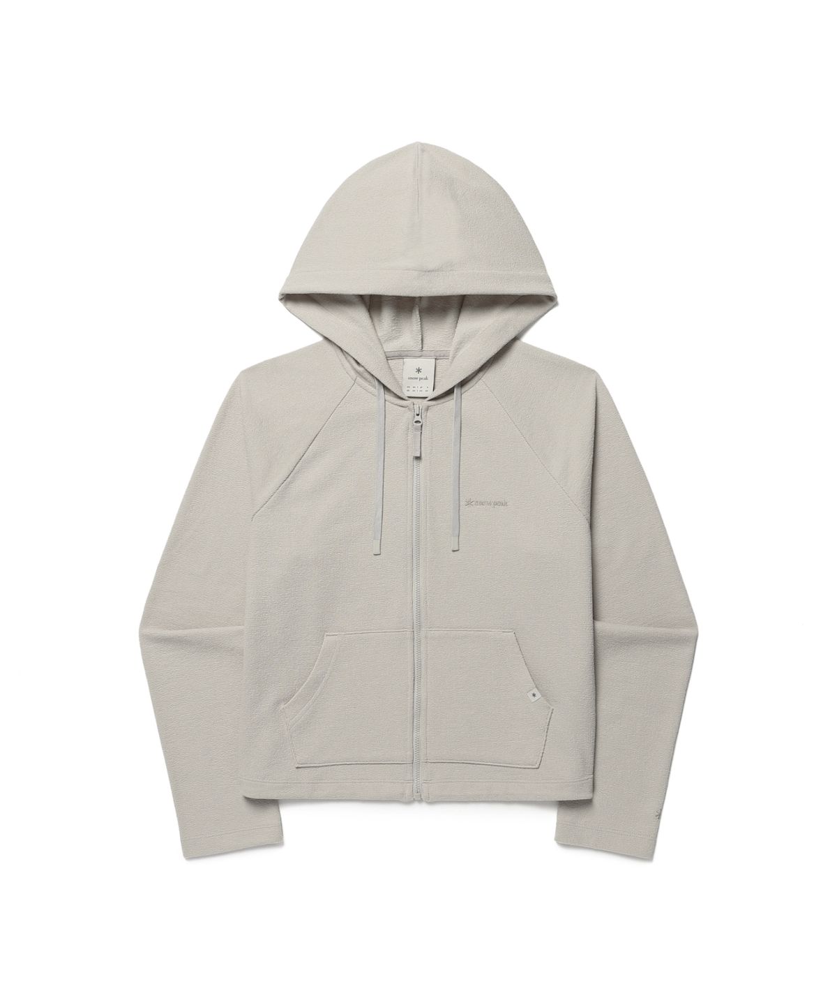 스노우피크 어패럴(SNOWPEAK APPAREL) 테리 여성 후드 집업 (S26SWFFJ35) Light Beige