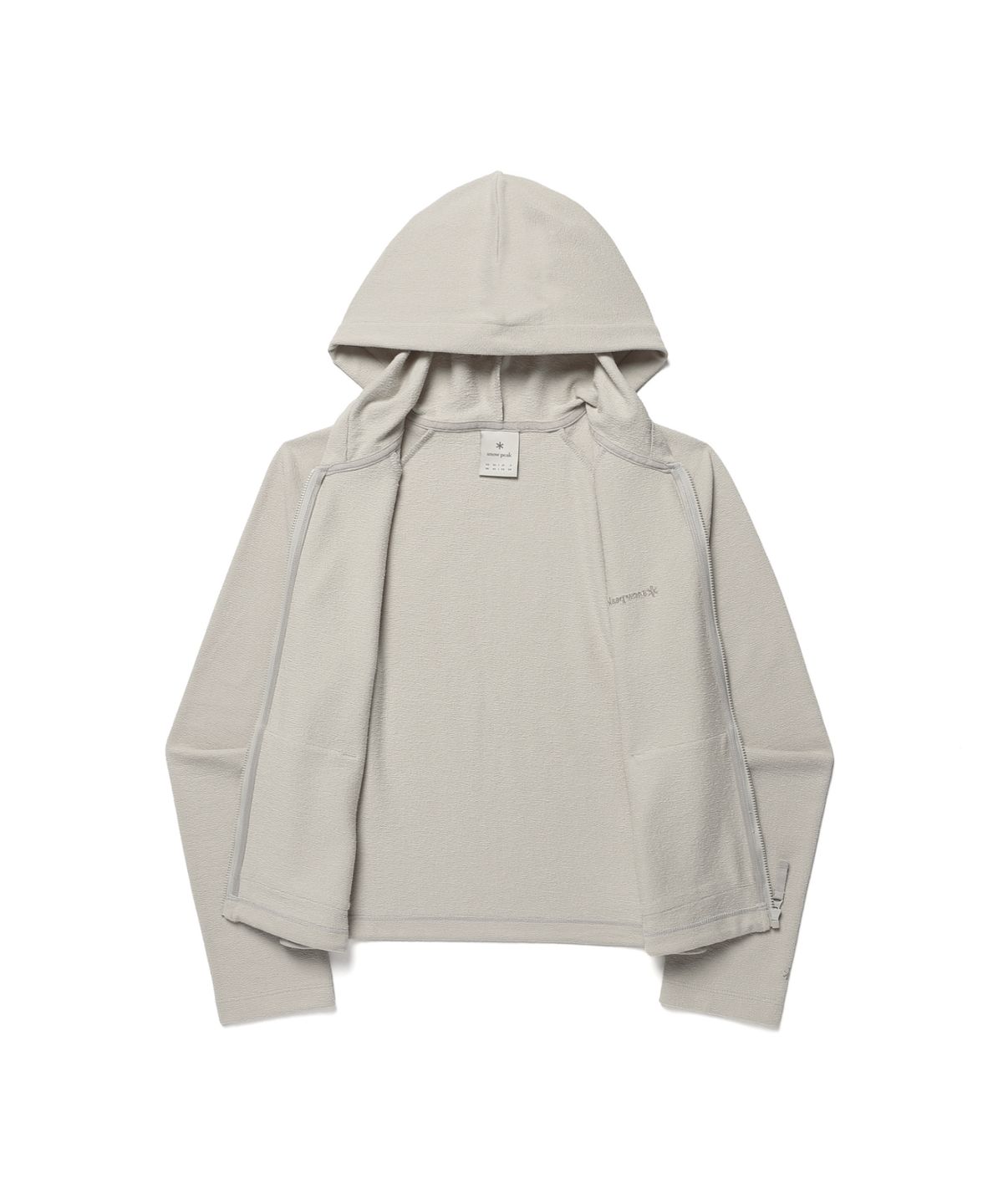 스노우피크 어패럴(SNOWPEAK APPAREL) 테리 여성 후드 집업 (S26SWFFJ35) Light Beige