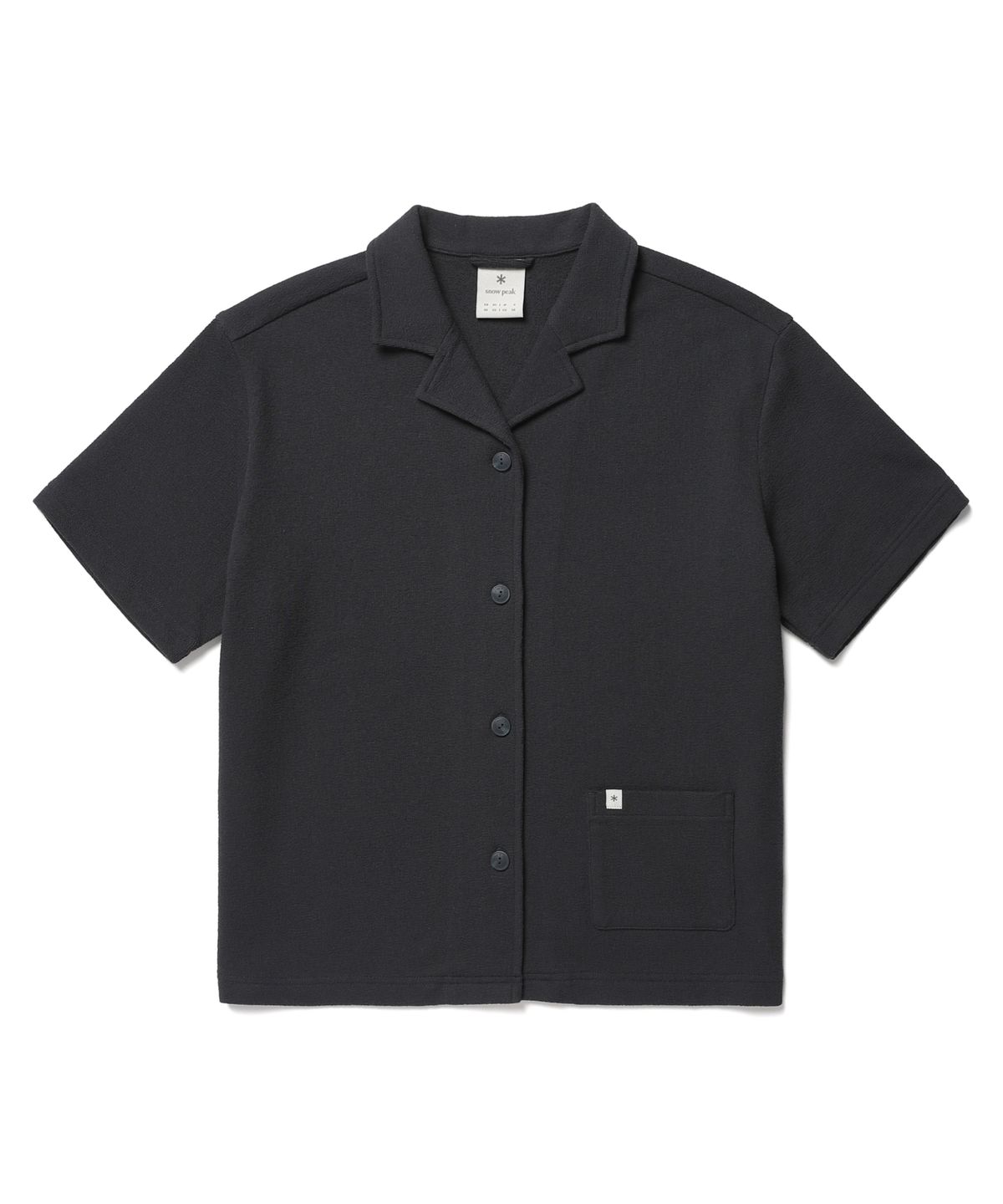 스노우피크 어패럴(SNOWPEAK APPAREL) 테리 여성 반팔 셔츠 (S26MWFSH35) Charcoal