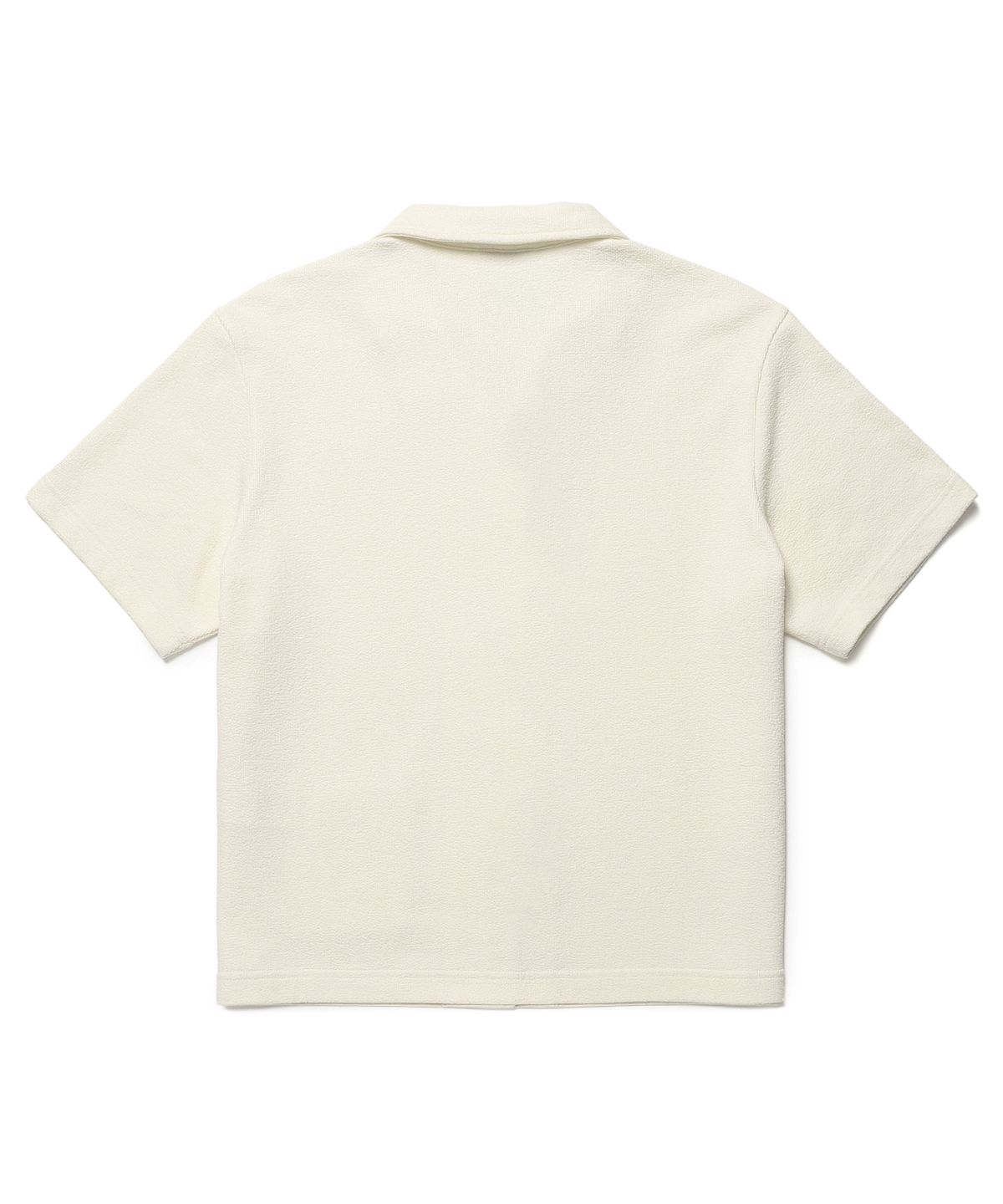 스노우피크 어패럴(SNOWPEAK APPAREL) 테리 여성 반팔 셔츠 (S26MWFSH35) Butter Ivory