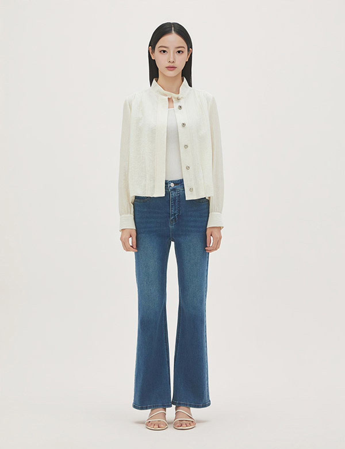 로엠(ROEM) 하이넥 블루종 점퍼 RMJPG24R11