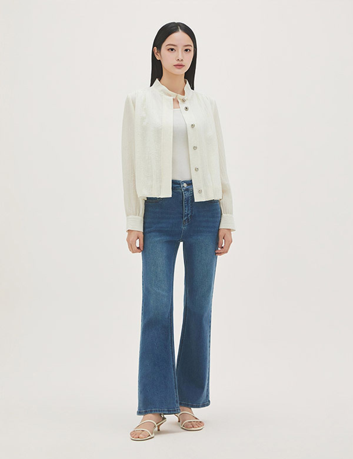 로엠(ROEM) 하이넥 블루종 점퍼 RMJPG24R11