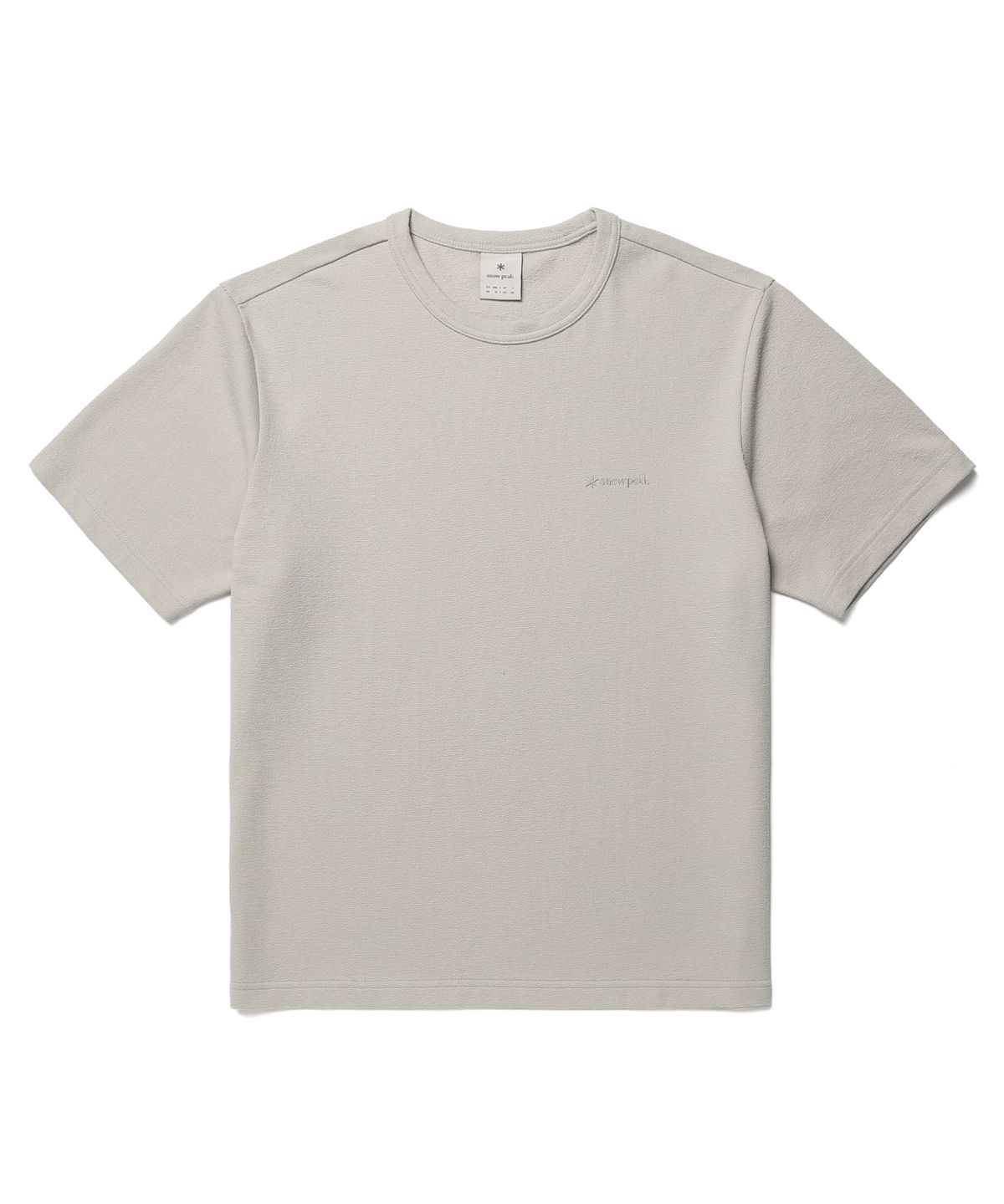 스노우피크 어패럴(SNOWPEAK APPAREL) 테리 반팔 티셔츠 (S26MMFTS34) Light Beige