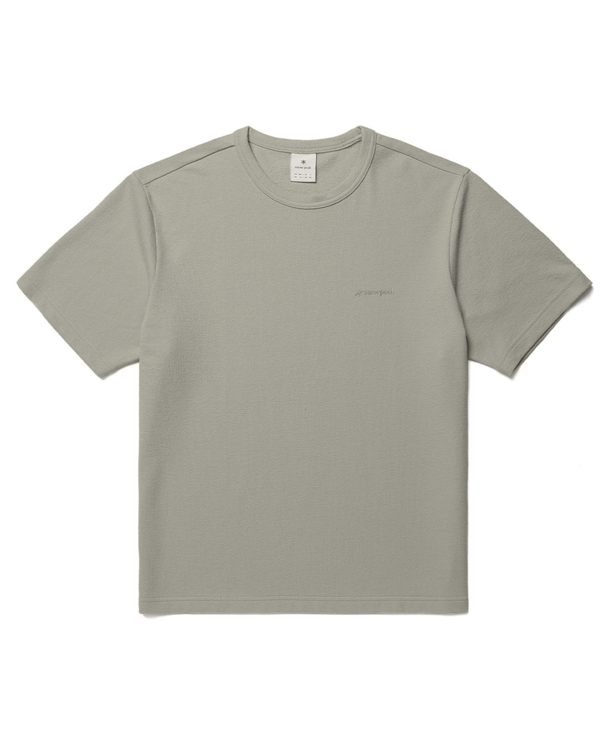 스노우피크 어패럴(SNOWPEAK APPAREL) 테리 반팔 티셔츠 (S26MMFTS34) Khaki Gray