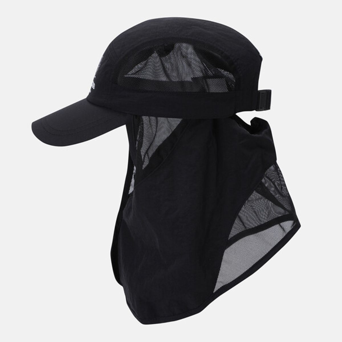 데상트(DESCENTE) 메쉬 차양 볼캡 블랙 SR223ECP42