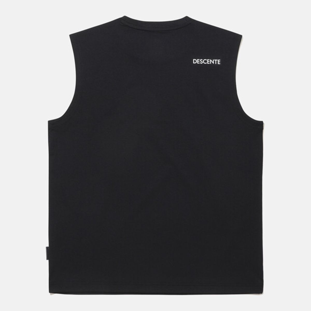 데상트(DESCENTE) 터프 워딩 슬리브리스 블랙 SR221UST41