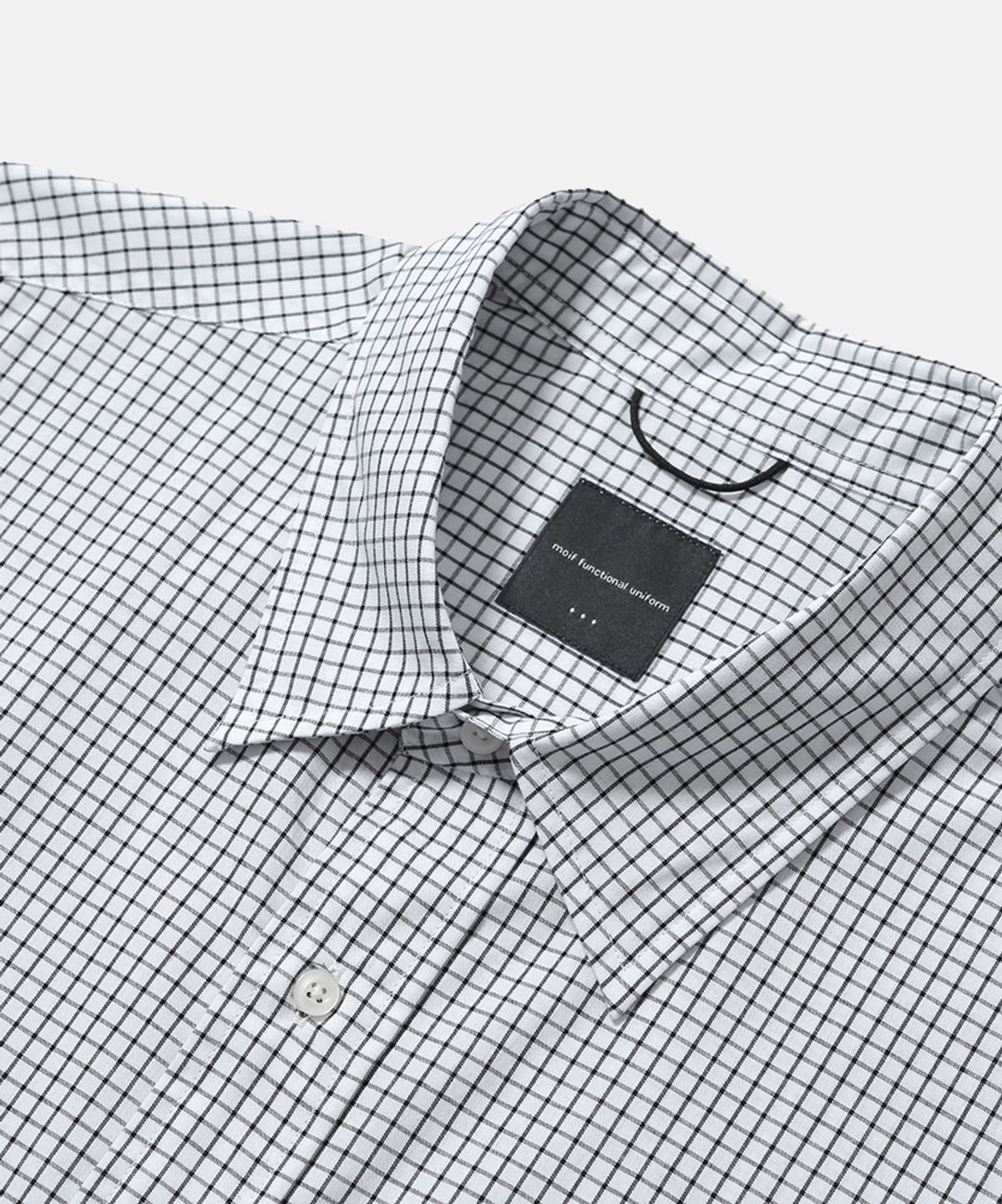 모이프(MOIF) [SS26] UNIFORM H/S SHIRT / WHITE GRID