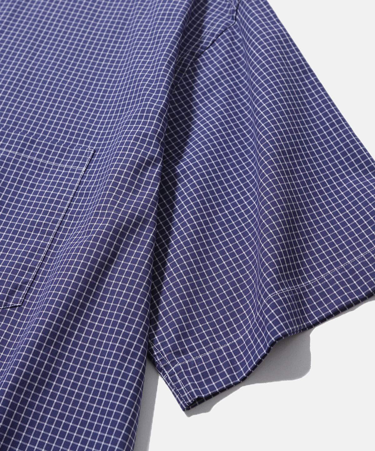 모이프(MOIF) [SS26] UNIFORM H/S SHIRT / BLUE GRID