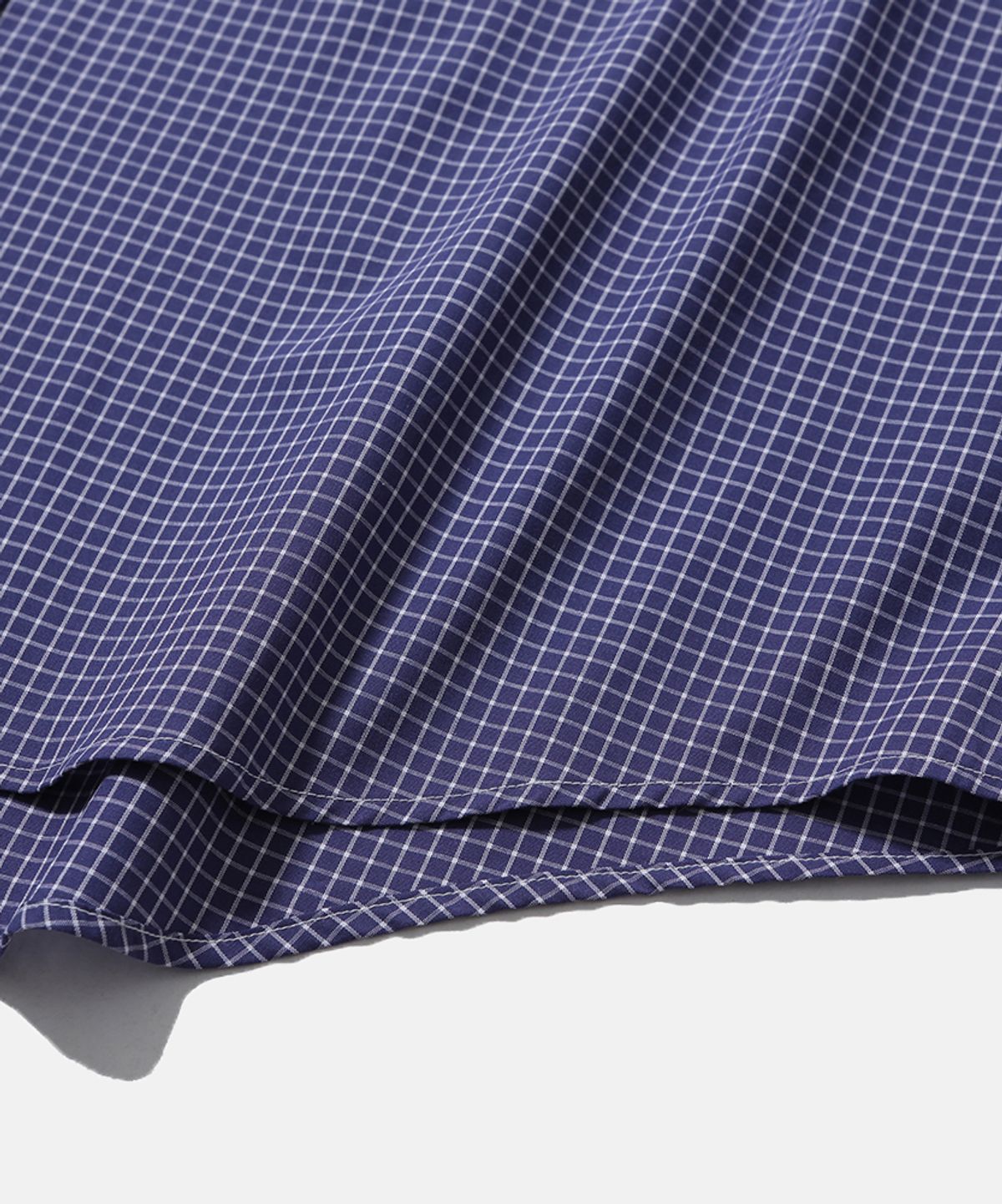 모이프(MOIF) [SS26] UNIFORM H/S SHIRT / BLUE GRID