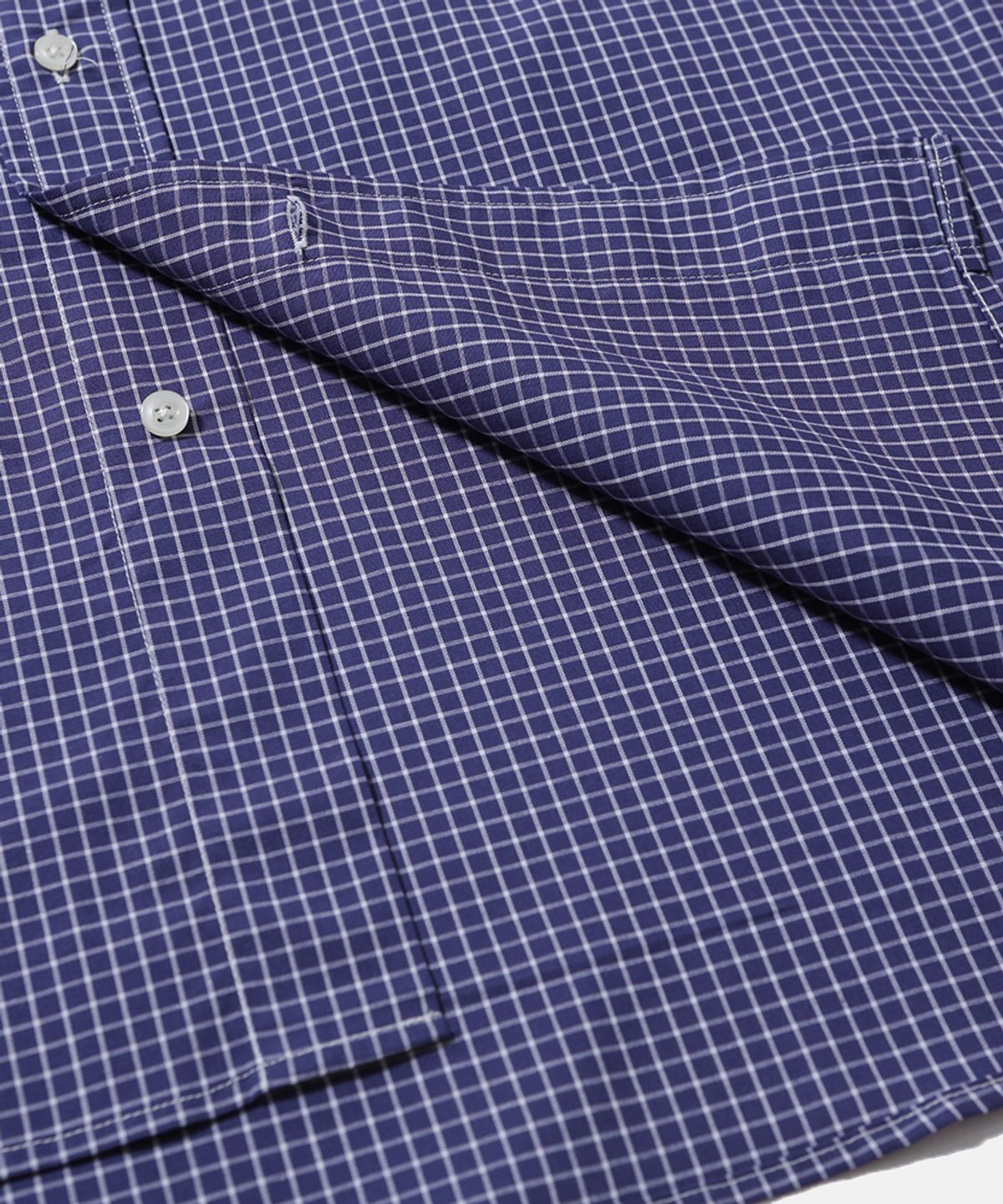 모이프(MOIF) [SS26] UNIFORM H/S SHIRT / BLUE GRID