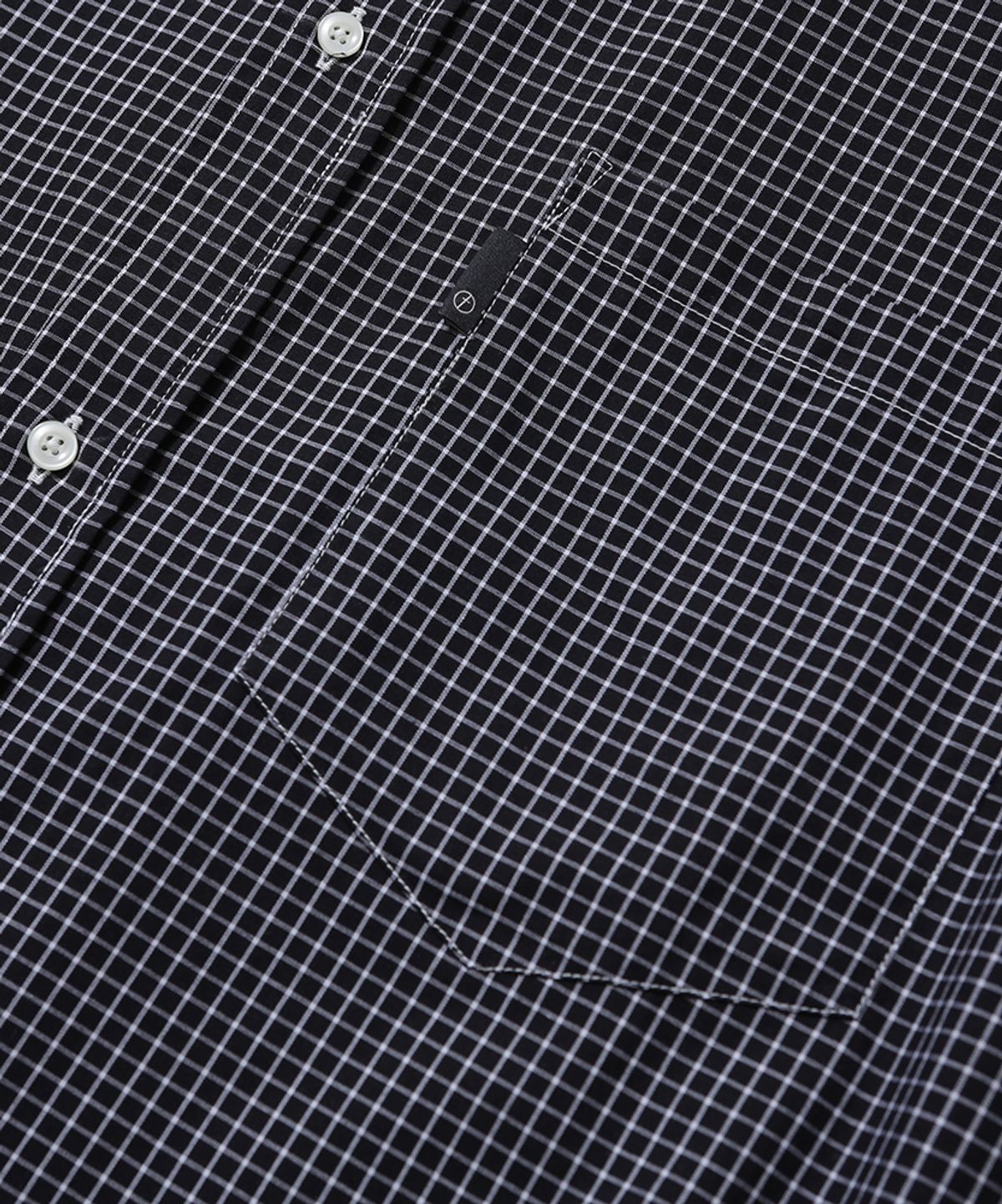 모이프(MOIF) [SS26] UNIFORM H/S SHIRT / BLACK GRID