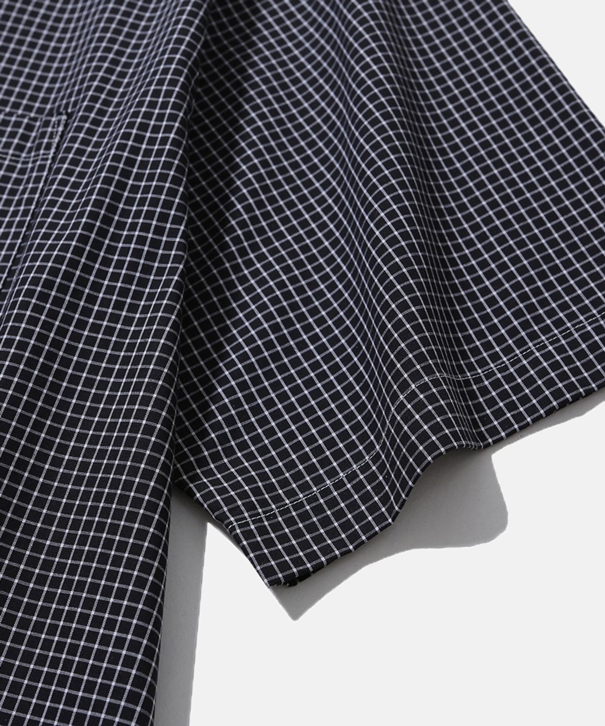 모이프(MOIF) [SS26] UNIFORM H/S SHIRT / BLACK GRID
