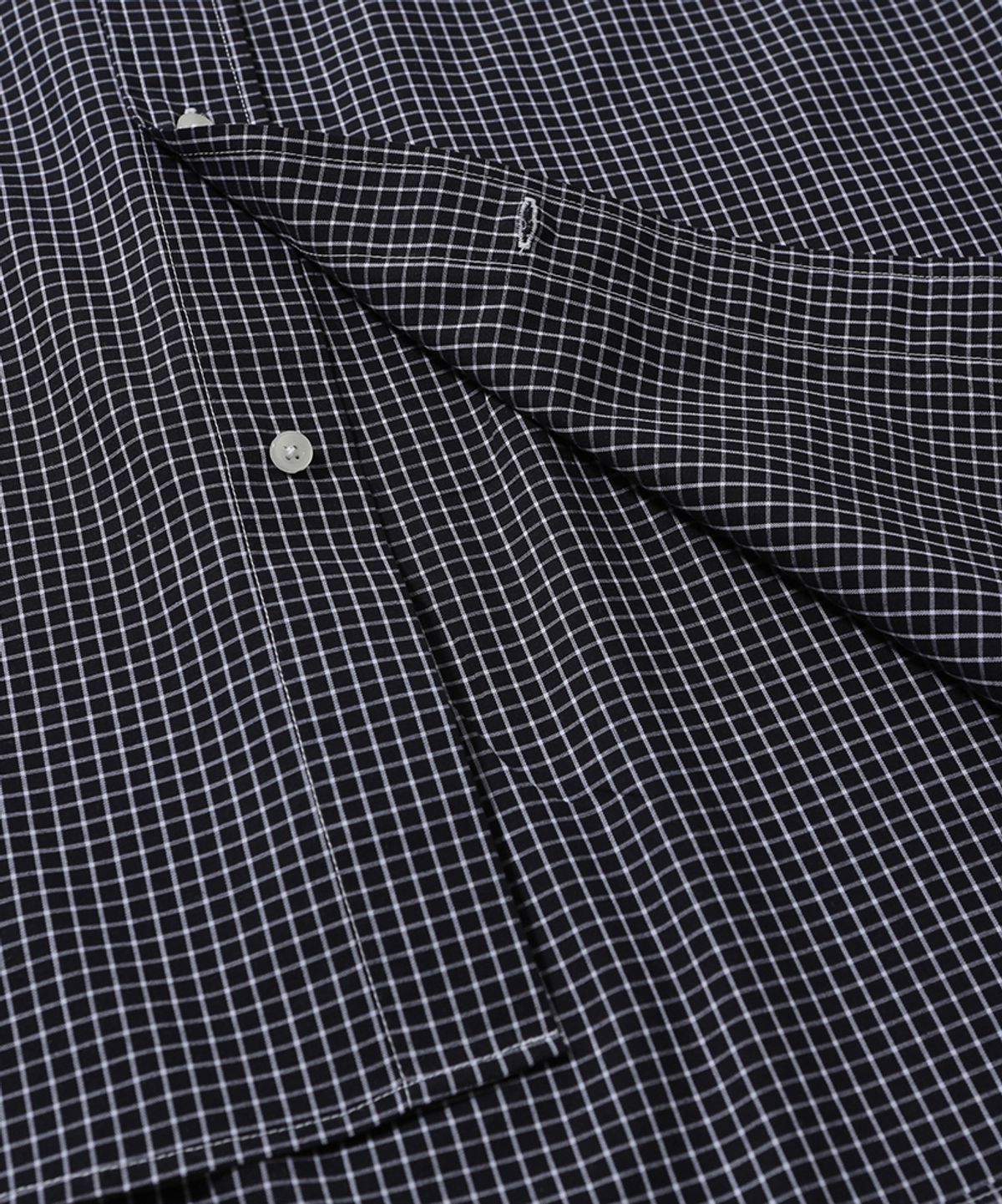 모이프(MOIF) [SS26] UNIFORM H/S SHIRT / BLACK GRID