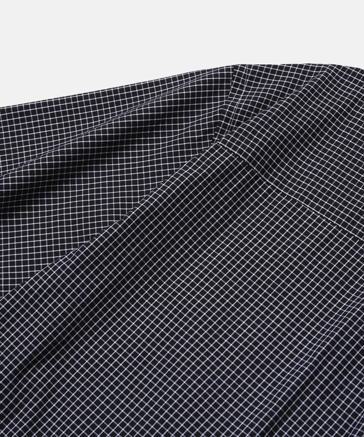 모이프(MOIF) [SS26] UNIFORM H/S SHIRT / BLACK GRID