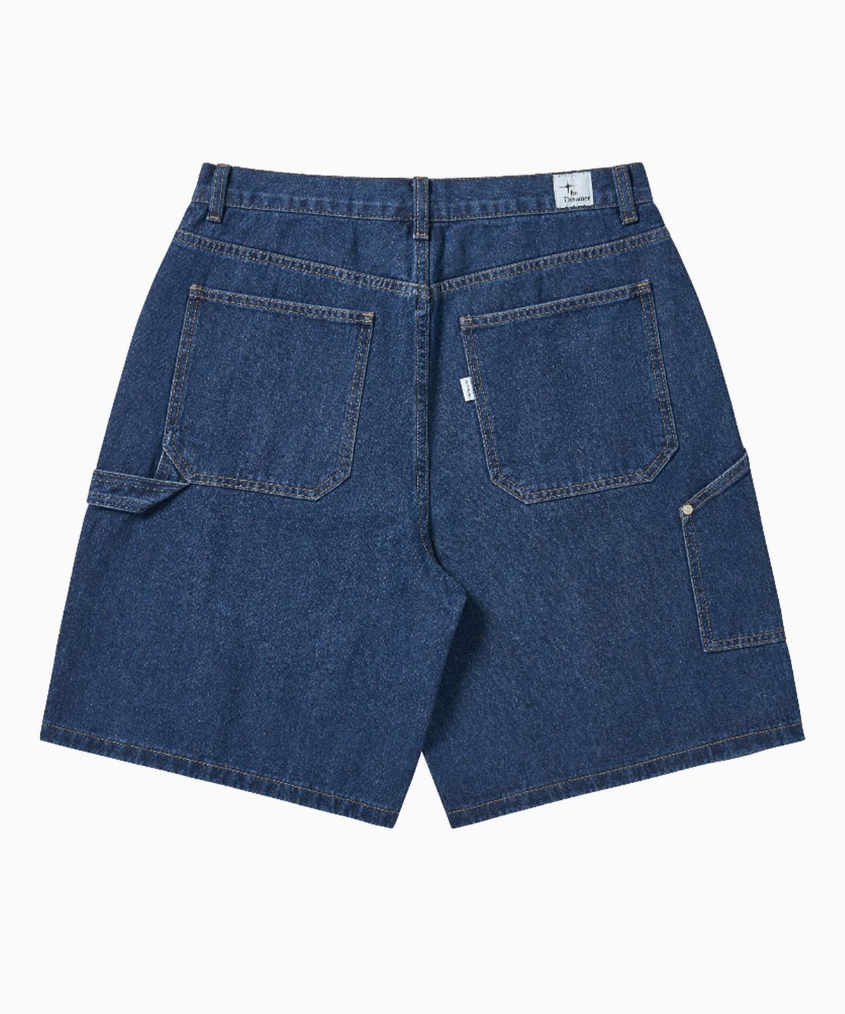 더 드리머(THE DREAMER) Double Knee Denim Bermuda - Dark blue