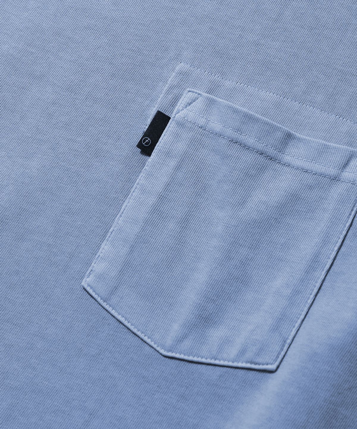 모이프(MOIF) [SS26] GARMENT DYED H/S TEE / DYED SKY BLUE