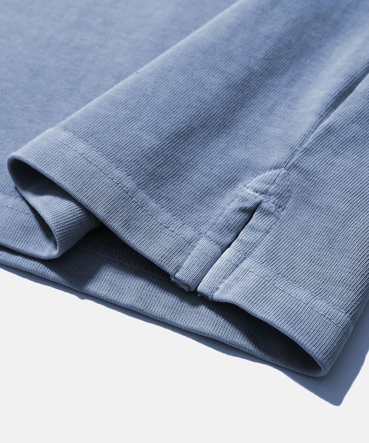 모이프(MOIF) [SS26] GARMENT DYED H/S TEE / DYED SKY BLUE
