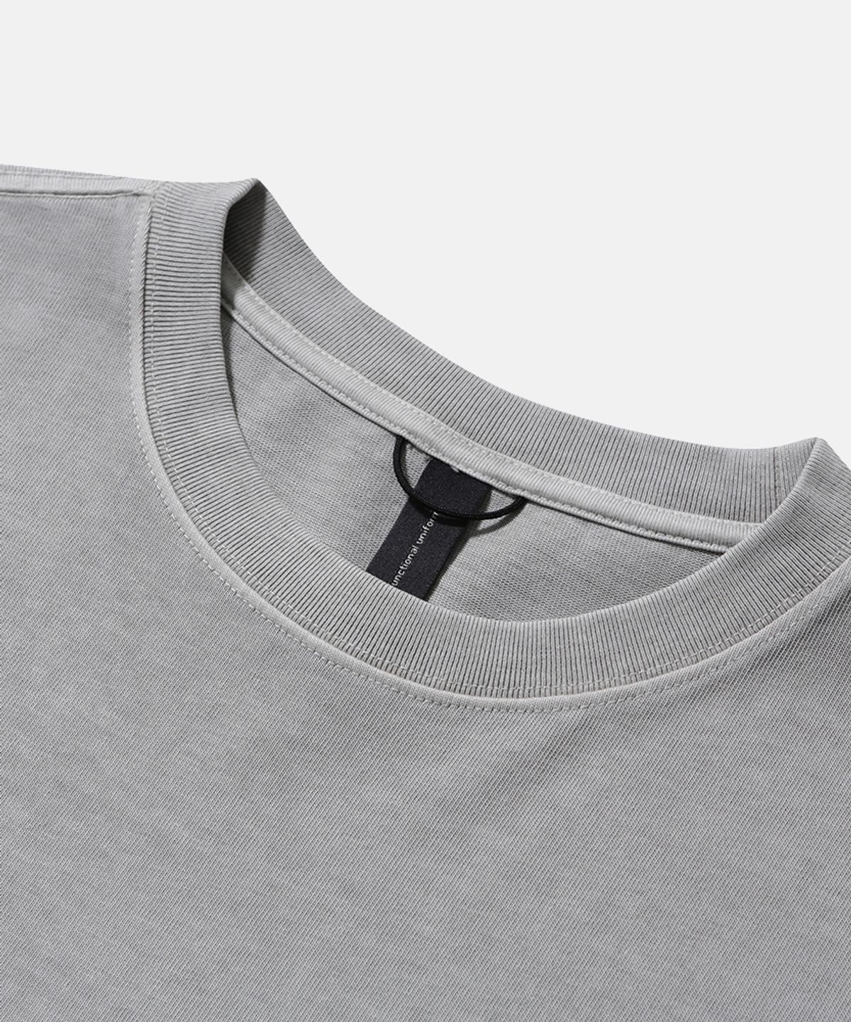 모이프(MOIF) [SS26] GARMENT DYED H/S TEE / DYED GRAY