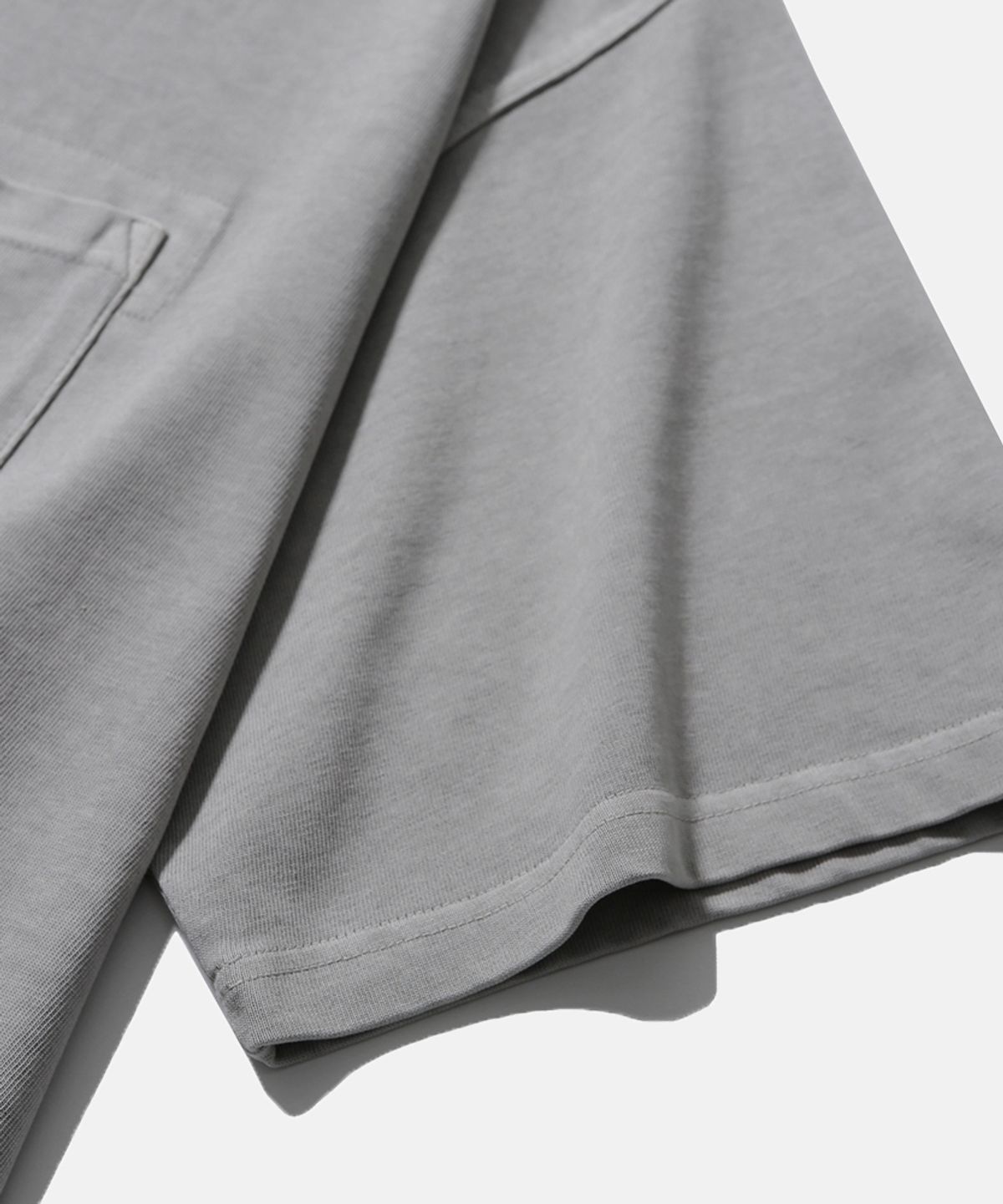 모이프(MOIF) [SS26] GARMENT DYED H/S TEE / DYED GRAY