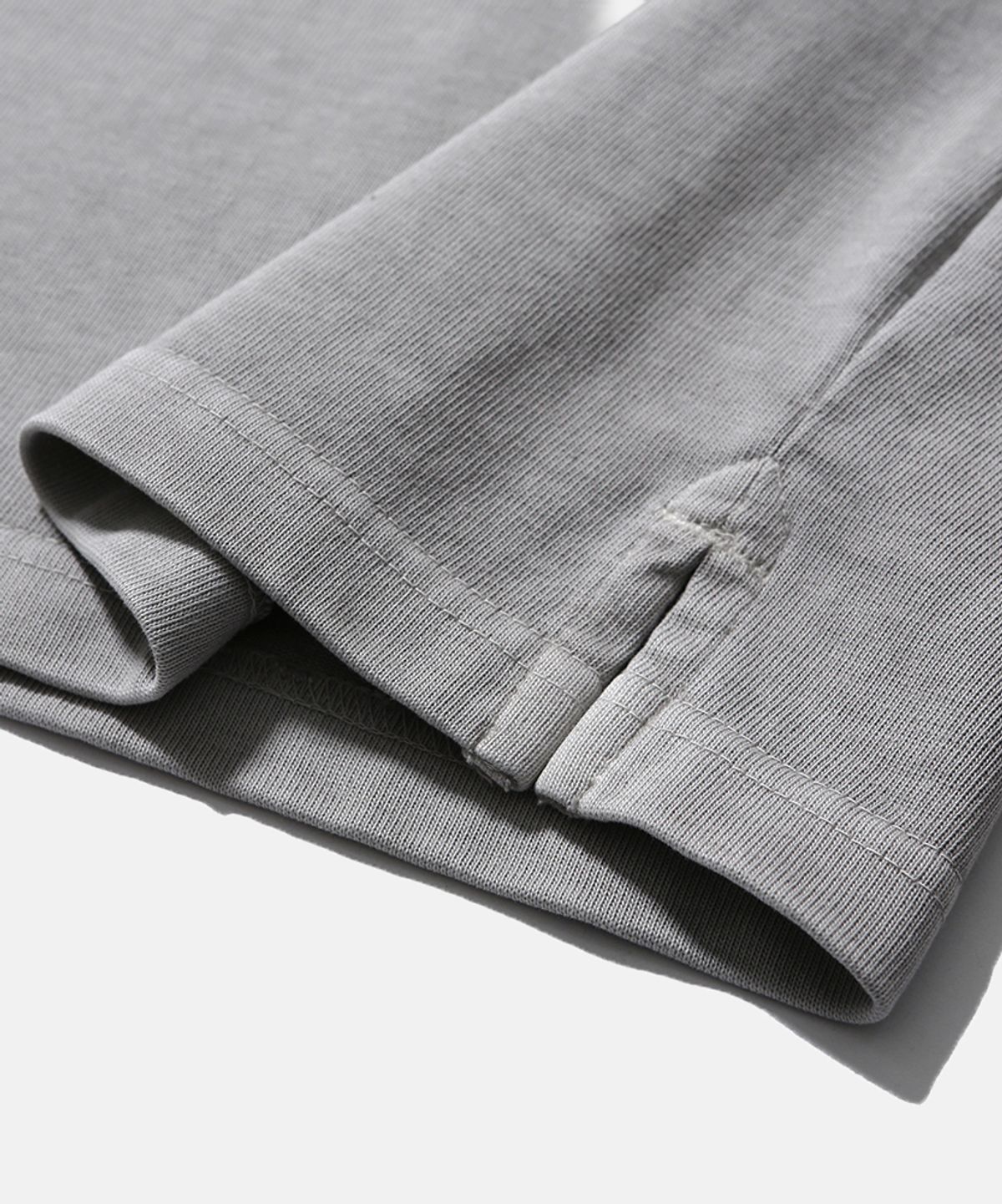 모이프(MOIF) [SS26] GARMENT DYED H/S TEE / DYED GRAY