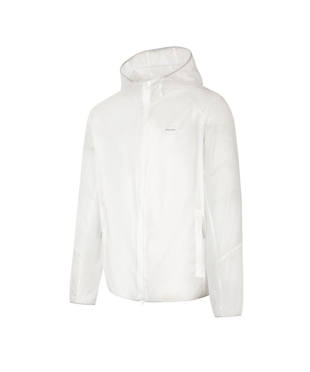 디스커버리 익스페디션(DISCOVERY EXPEDITION) 남성 초경량 바람막이 후드 자켓 (WHITE)