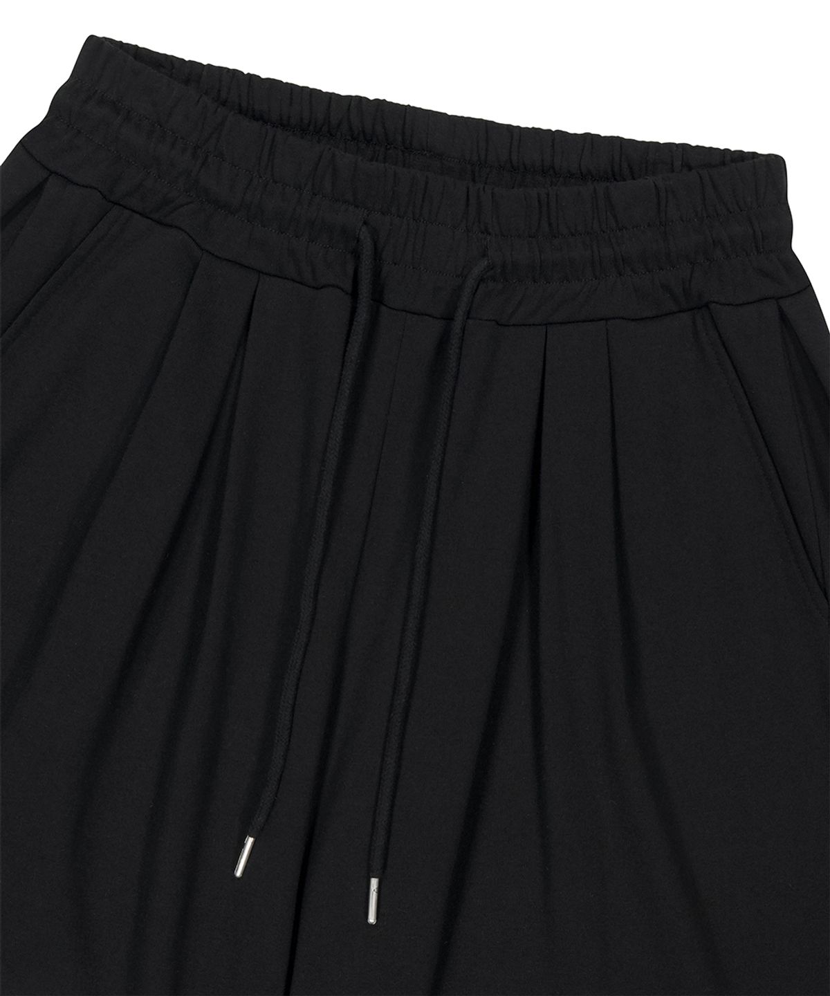 마하그리드(MAHAGRID) GOTHIC THREE TUCK SWEAT SHORTS BLACK(MG2GMMPA00A)