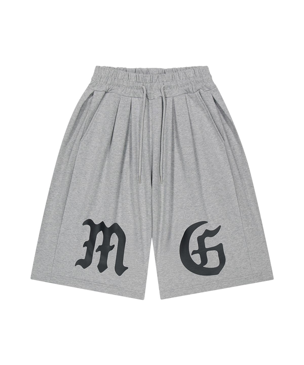 마하그리드(MAHAGRID) GOTHIC THREE TUCK SWEAT SHORTS GREY(MG2GMMPA00A)