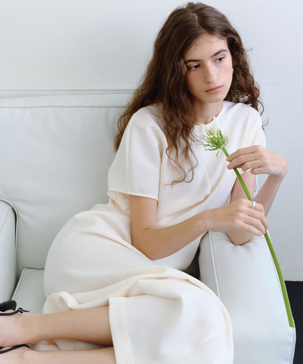 유라고(URAGO) Dolman sleeve long dress