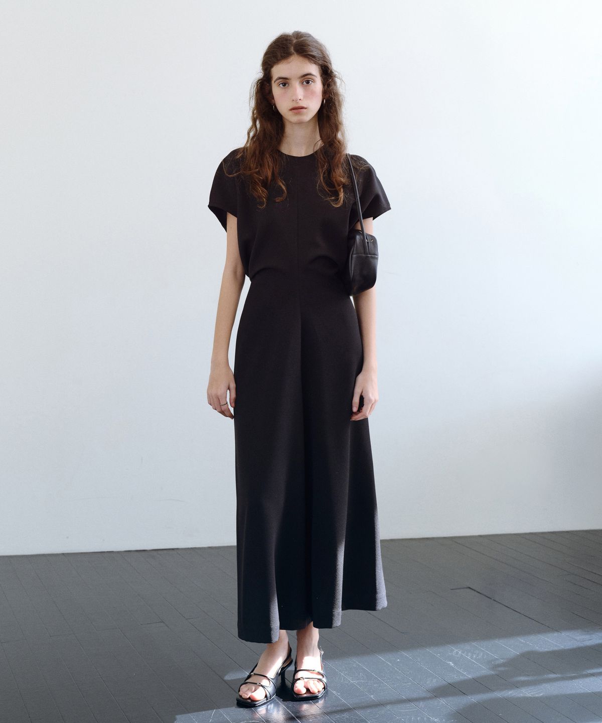 유라고(URAGO) Dolman sleeve long dress