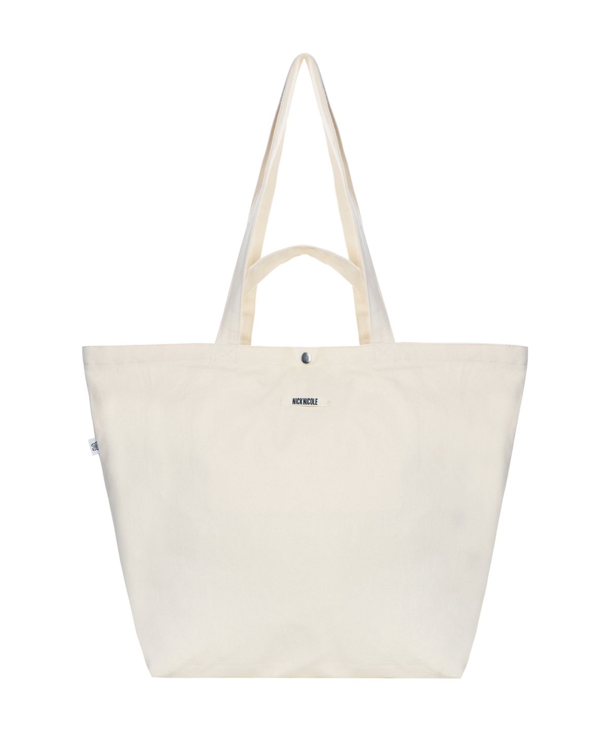 닉앤니콜(NICK&NICOLE) BUTTERFLY GRAPHIC CANVAS BAG_OATMEAL