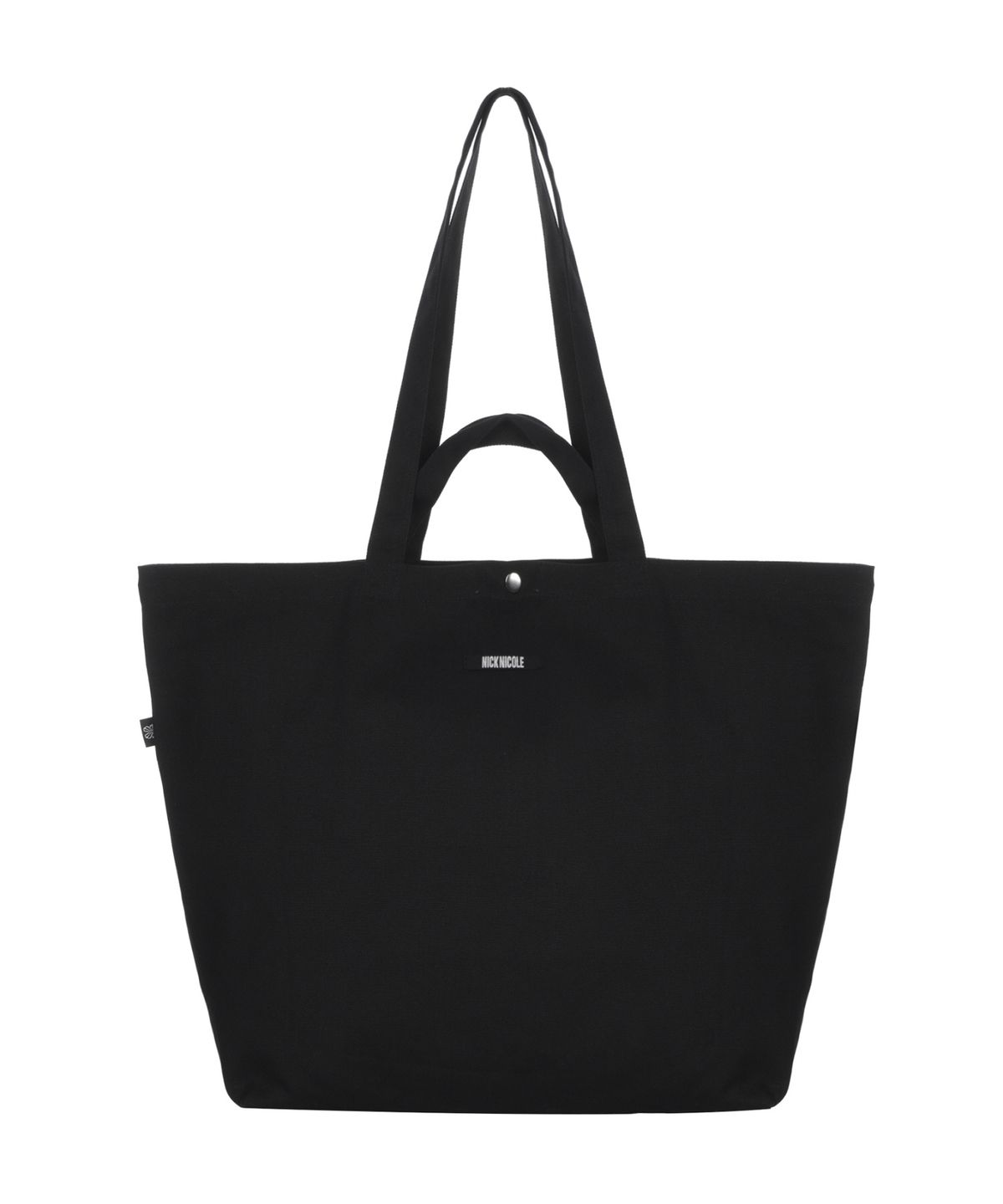 닉앤니콜(NICK&NICOLE) BUTTERFLY GRAPHIC CANVAS BAG_BLACK