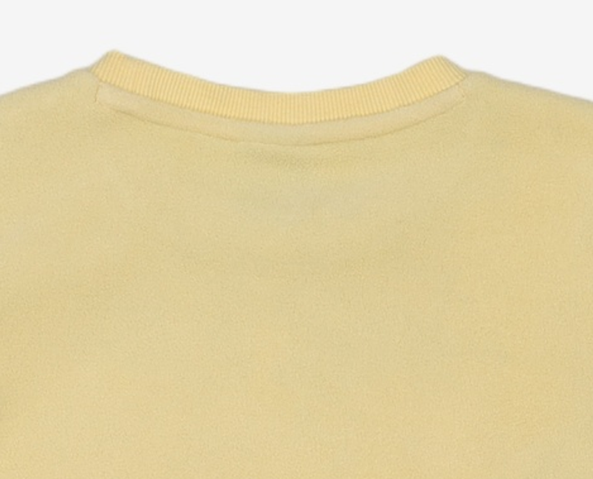 스노우피크 어패럴 키즈(SNOWPEAK APPAREL KIDS) 플리스 키즈 맨투맨 Yellow (S23WKFHT82) 140