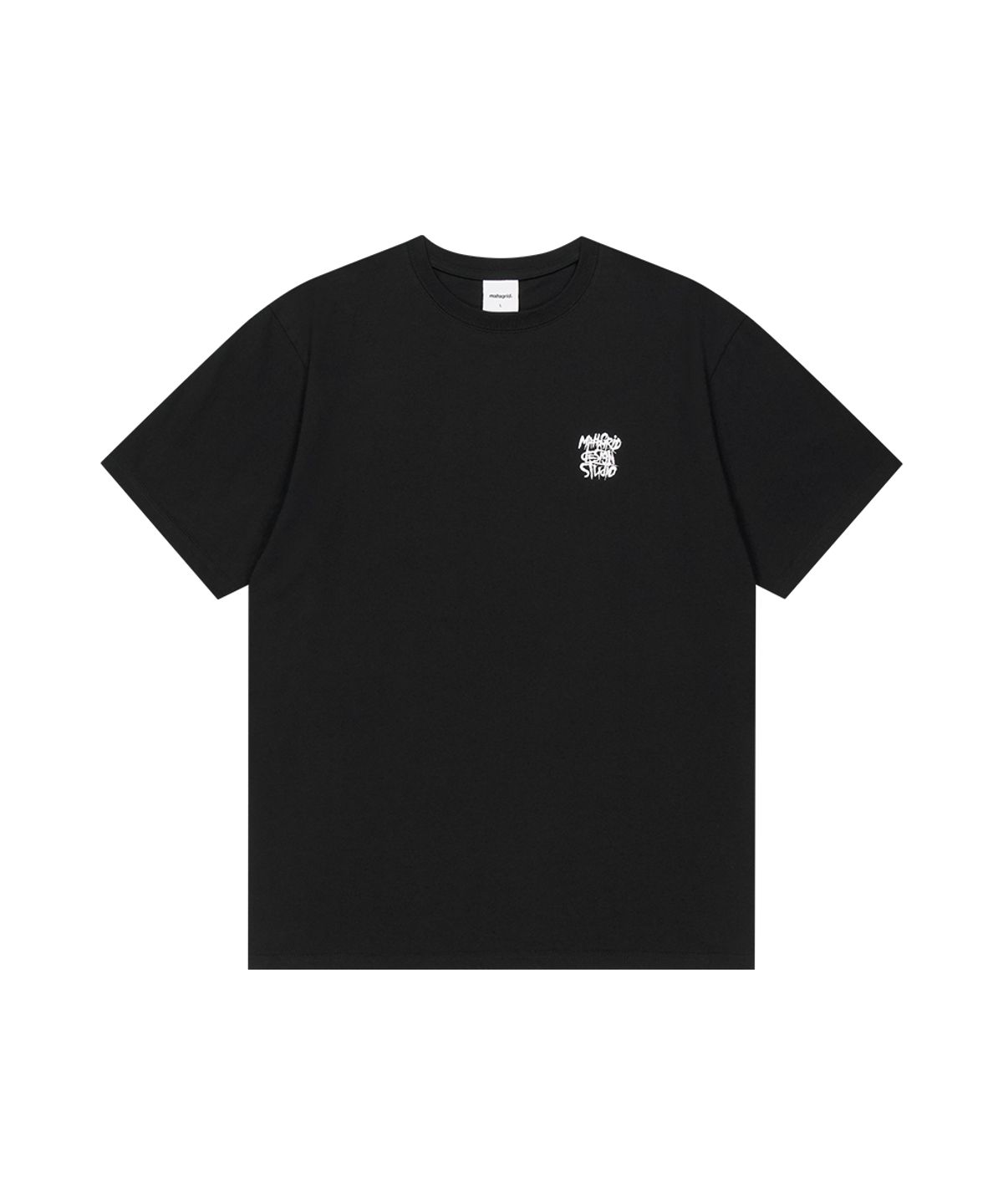 마하그리드(MAHAGRID) DOT SLASH LOGO TEE BLACK(MG2GMMT522A)