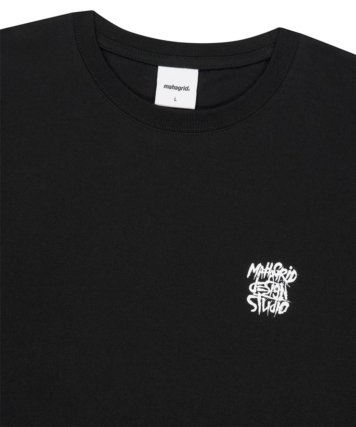 마하그리드(MAHAGRID) DOT SLASH LOGO TEE BLACK(MG2GMMT522A)