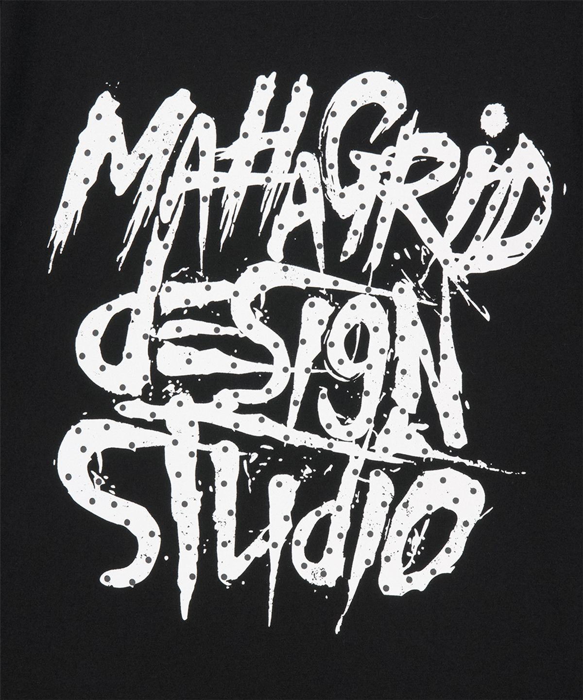 마하그리드(MAHAGRID) DOT SLASH LOGO TEE BLACK(MG2GMMT522A)