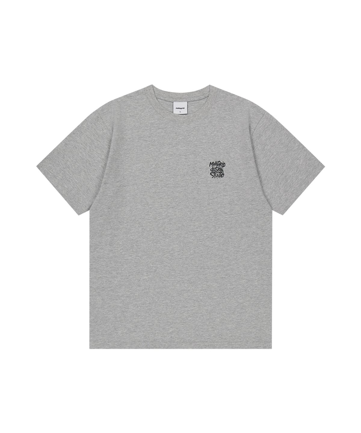 마하그리드(MAHAGRID) DOT SLASH LOGO TEE GREY(MG2GMMT522A)