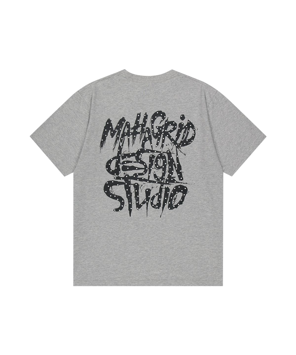마하그리드(MAHAGRID) DOT SLASH LOGO TEE GREY(MG2GMMT522A)