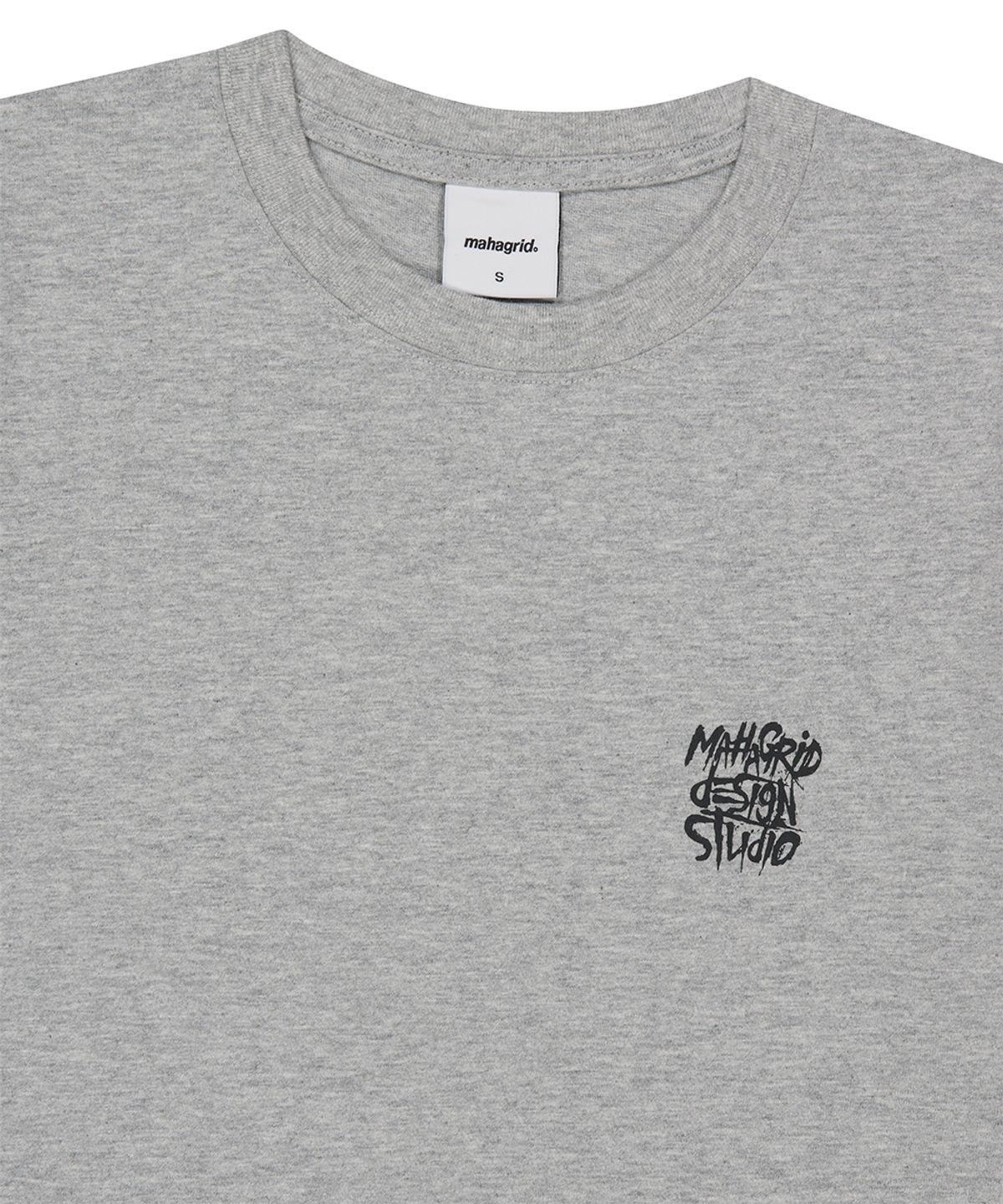 마하그리드(MAHAGRID) DOT SLASH LOGO TEE GREY(MG2GMMT522A)