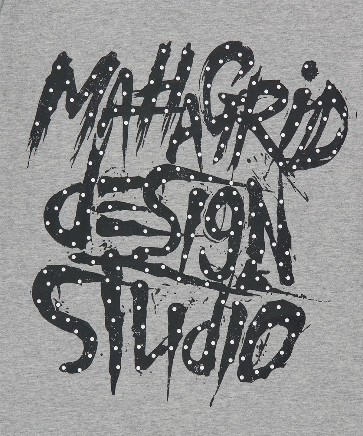 마하그리드(MAHAGRID) DOT SLASH LOGO TEE GREY(MG2GMMT522A)