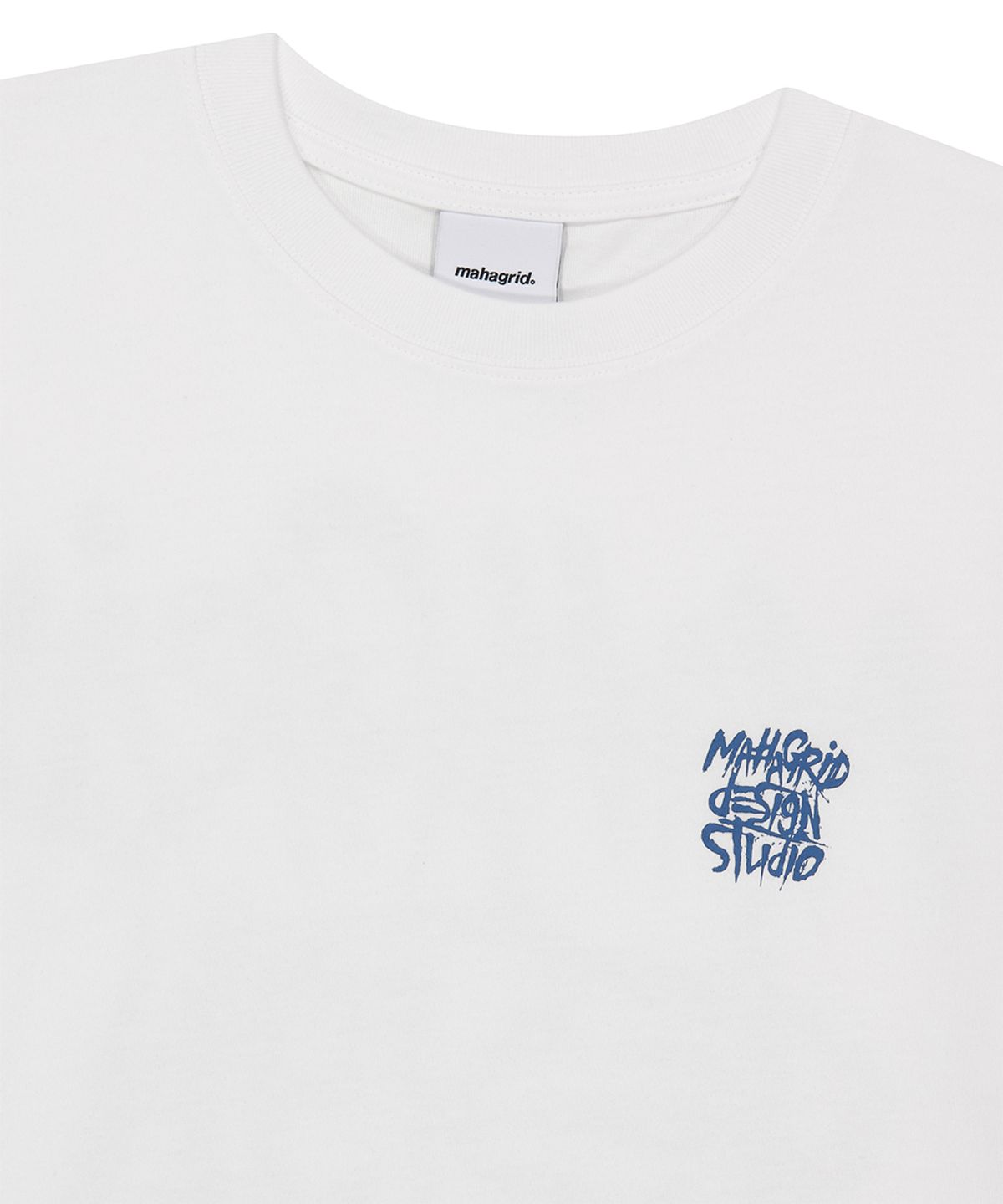 마하그리드(MAHAGRID) DOT SLASH LOGO TEE WHITE(MG2GMMT522A)