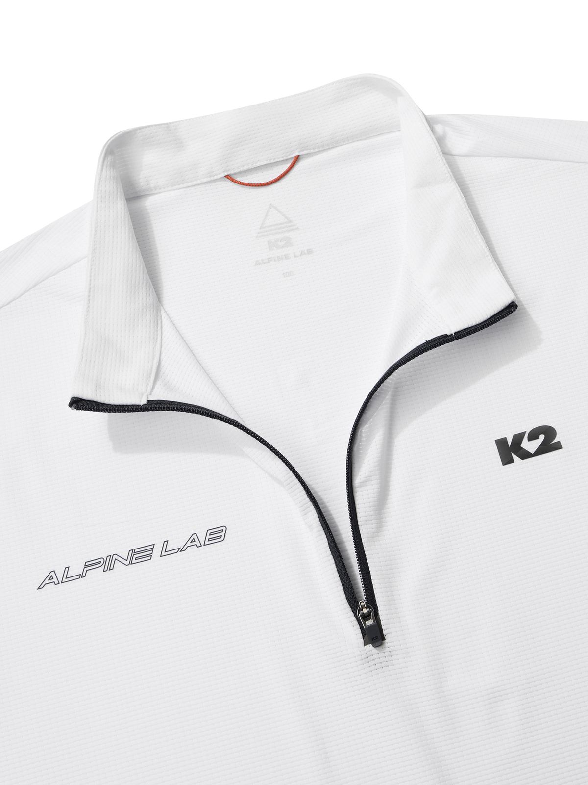 케이투(K2) ALP POLARTEC 반팔 집업 티셔츠_White