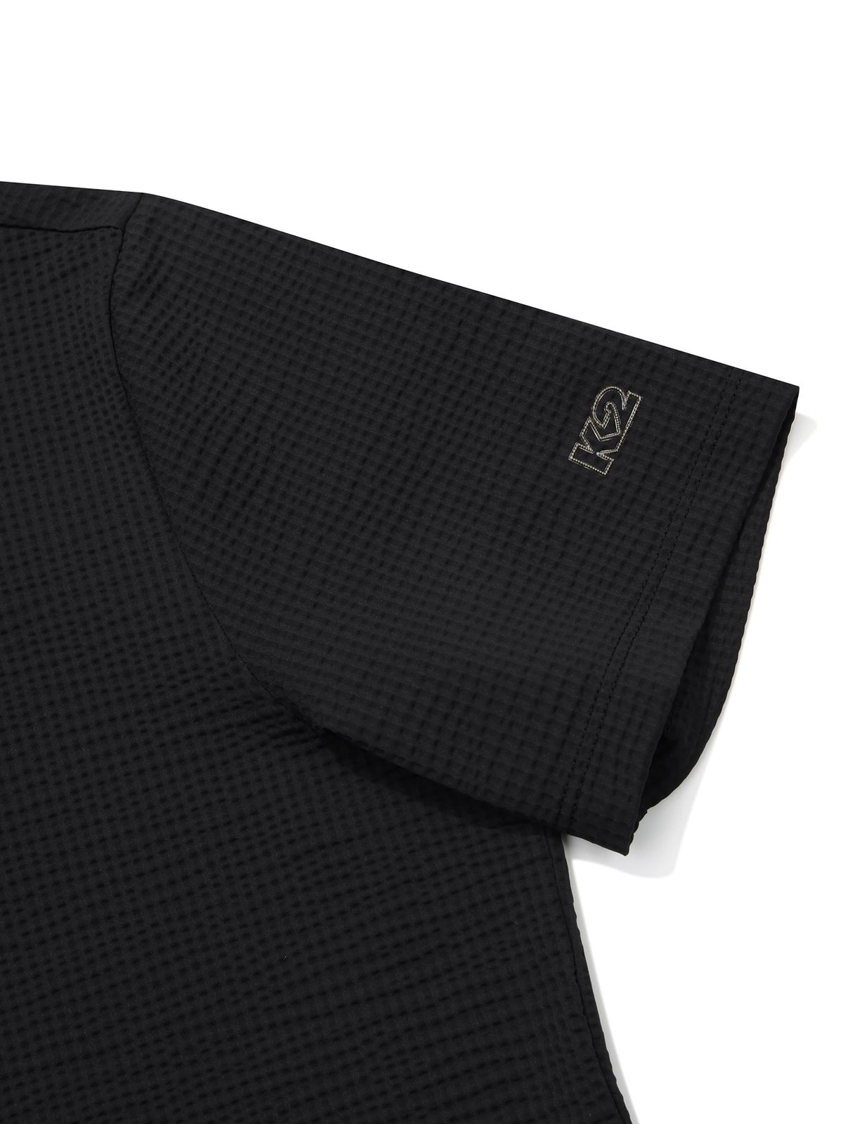케이투(K2) 시원서커 ICE WAFFLE 폴로 W_Black