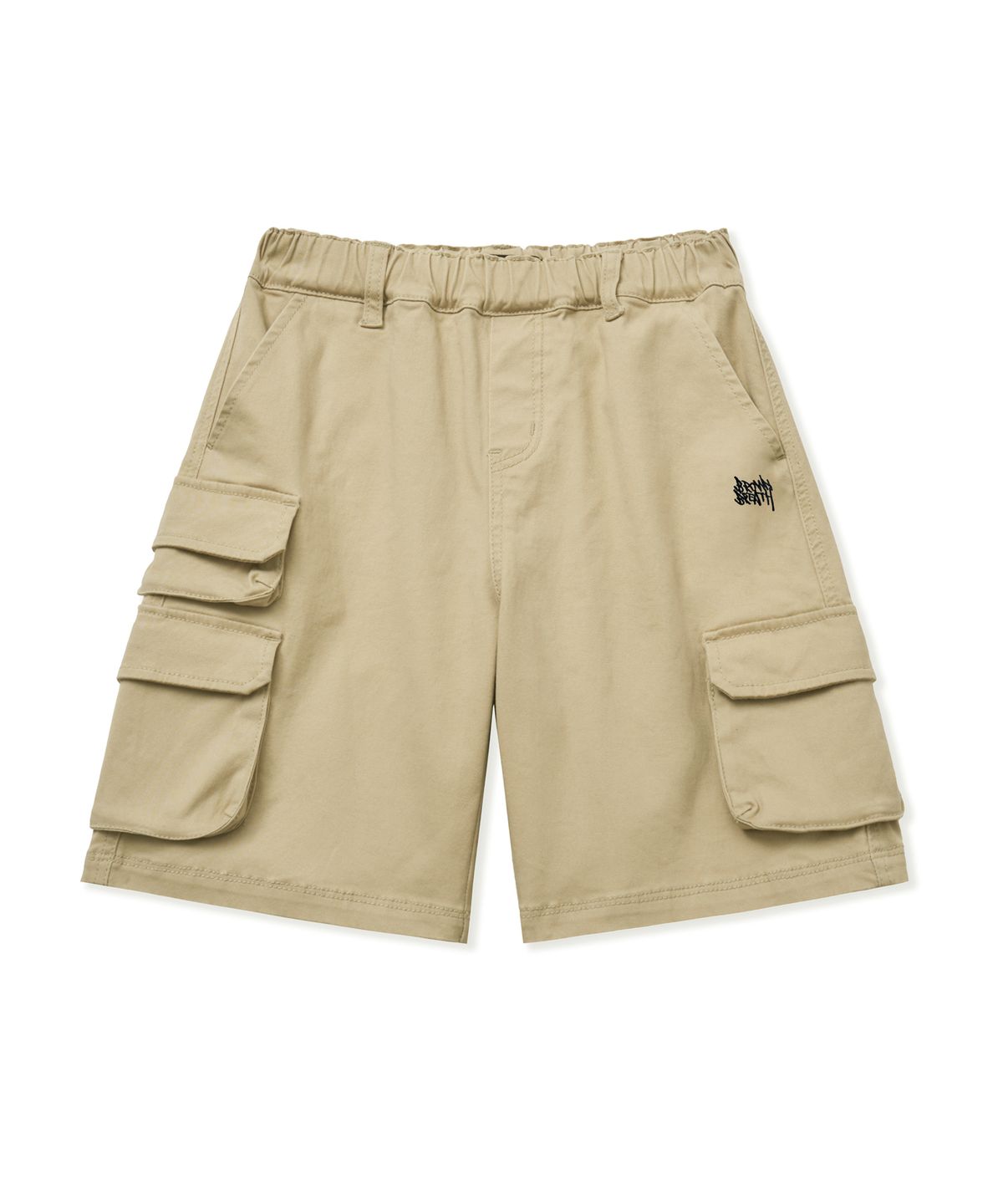 브라운브레스 키즈(BROWNBREATH KIDS) KIDS CARGO COTTON PANTS - BEIGE