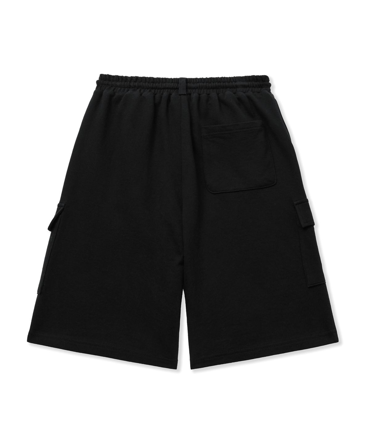 브라운브레스 키즈(BROWNBREATH KIDS) KIDS JERSEY BERMUDA CARGO PANTS - BLACK