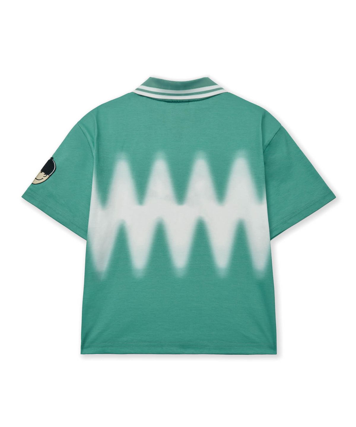 브라운브레스 키즈(BROWNBREATH KIDS) KIDS DYEING COLLAR TEE - MINT