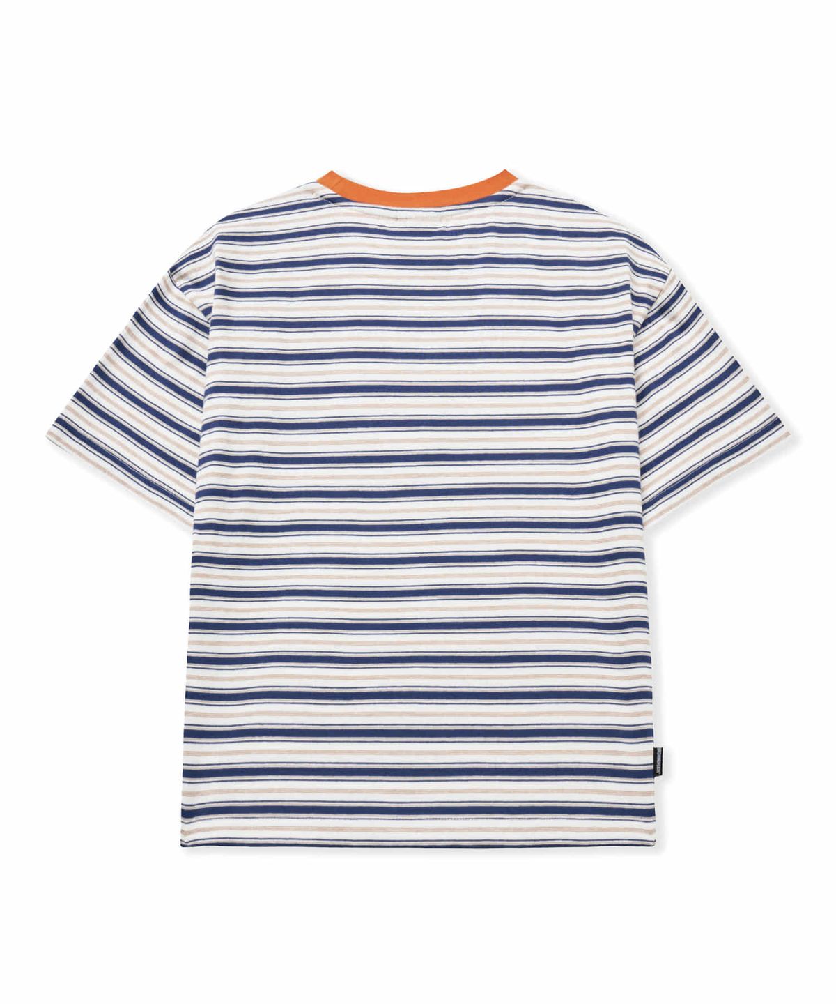 브라운브레스 키즈(BROWNBREATH KIDS) KIDS STRIPE TAG TEE - NAVY