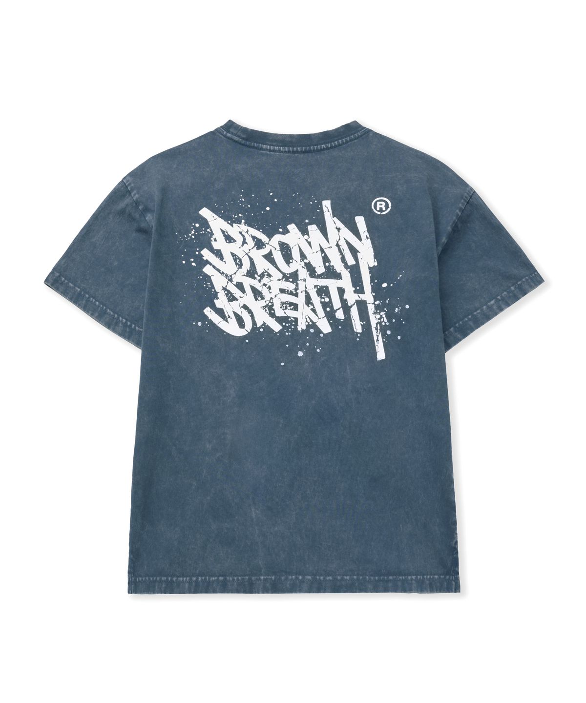 브라운브레스 키즈(BROWNBREATH KIDS) KIDS PIGMENT TAG POCKET TEE - NAVY