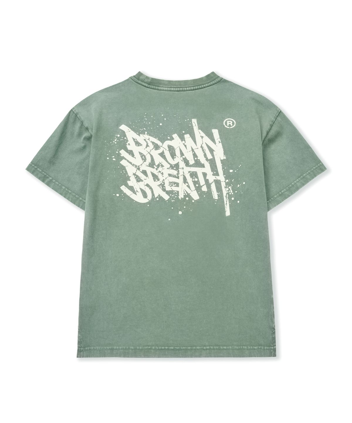 브라운브레스 키즈(BROWNBREATH KIDS) KIDS PIGMENT TAG POCKET TEE - MINT