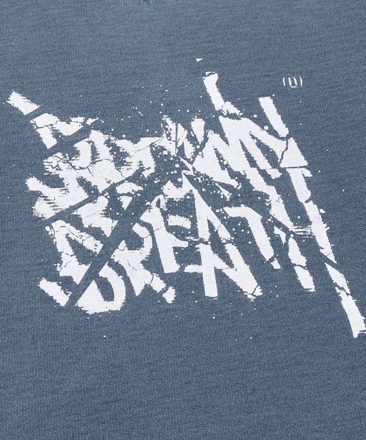 브라운브레스 키즈(BROWNBREATH KIDS) KIDS TAG JERSEY DENIM TEE - BLUE